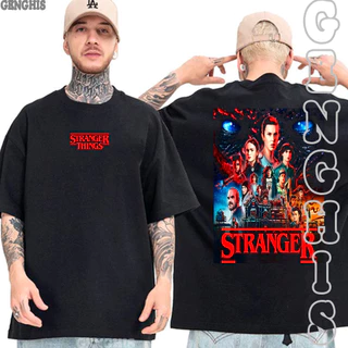 Camisa Stranger Things Serie de Terror Vecna Camiseta Basica e Oversized Unissex