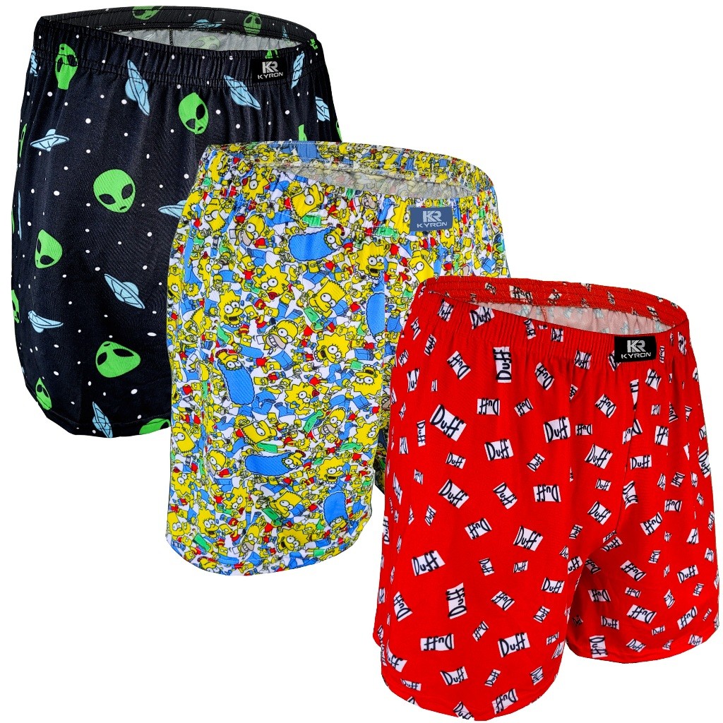 Kit 3 Pijamas Masculino Samba Canção em Oferta na Shopee
