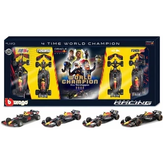 1/43 Burago Miniatura Red Bull Racing 4x Max Verstappen