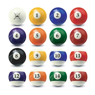 (outlet) Bola de Bilhar Pool Importada Numerada Avulsa 50 mm 