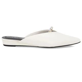 MULE EM COURO MARFIM USAFLEX em Oferta na Shopee