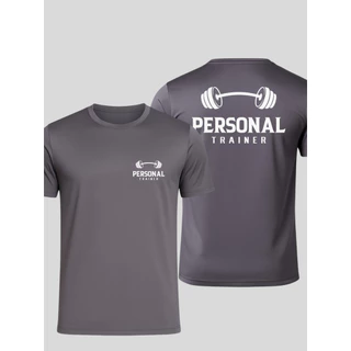 Camiseta Personal Trainer Masculina Academia Treino Dry Fit Uv Respirável Slim 2