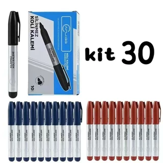 kit 30canetas, marcadores permanentes de 2 mm MARISA em Oferta na Shopee