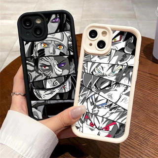 Capinha Para Samsung A15 A55 A14 A54 A12 A35 A13 A05S A11 A23 A32 A34 Olhos de Dragon Ball de Naruto Capa Macia De Case