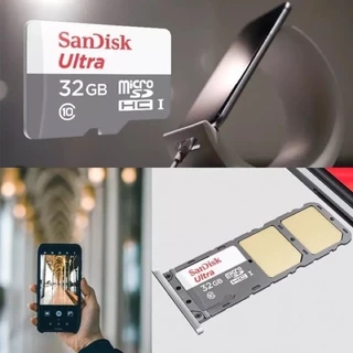 KIT Cartão Micro Memória Sandisk 32GB 64GB 128GB 256GB Classe10-Promoção