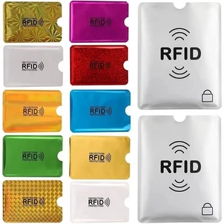 Kit 10 Porta Cartão Bloqueador Aproximação RFID – Proteção Anti-furto Contactless