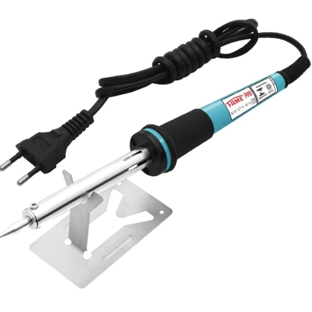 Ferro De Solda Profissional Soldar 127v 70W Ponta Fina Fame | Shopee Brasil