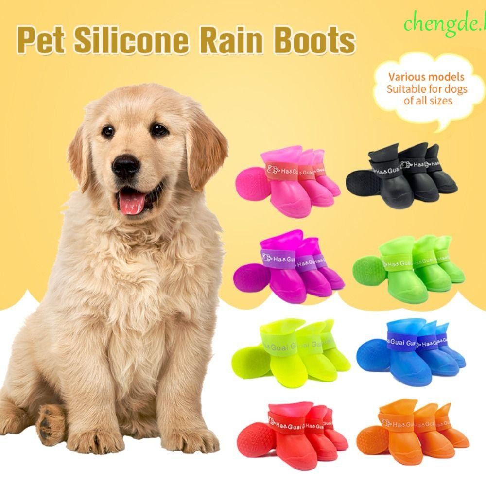 CHENGDEBR Sapato De Chuva Para Cachorro À Prova D'água Cães