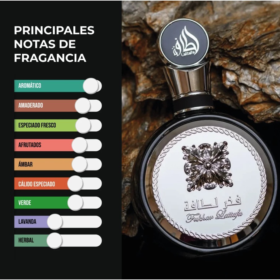 Perfume Árabe Lattafa Fakhar Men Black 100ml EDP Masculino