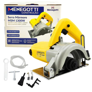 Serra Mármore Tipo Makita Menegotti MSM 1300W - Madeira, Concreto em Oferta na Shopee