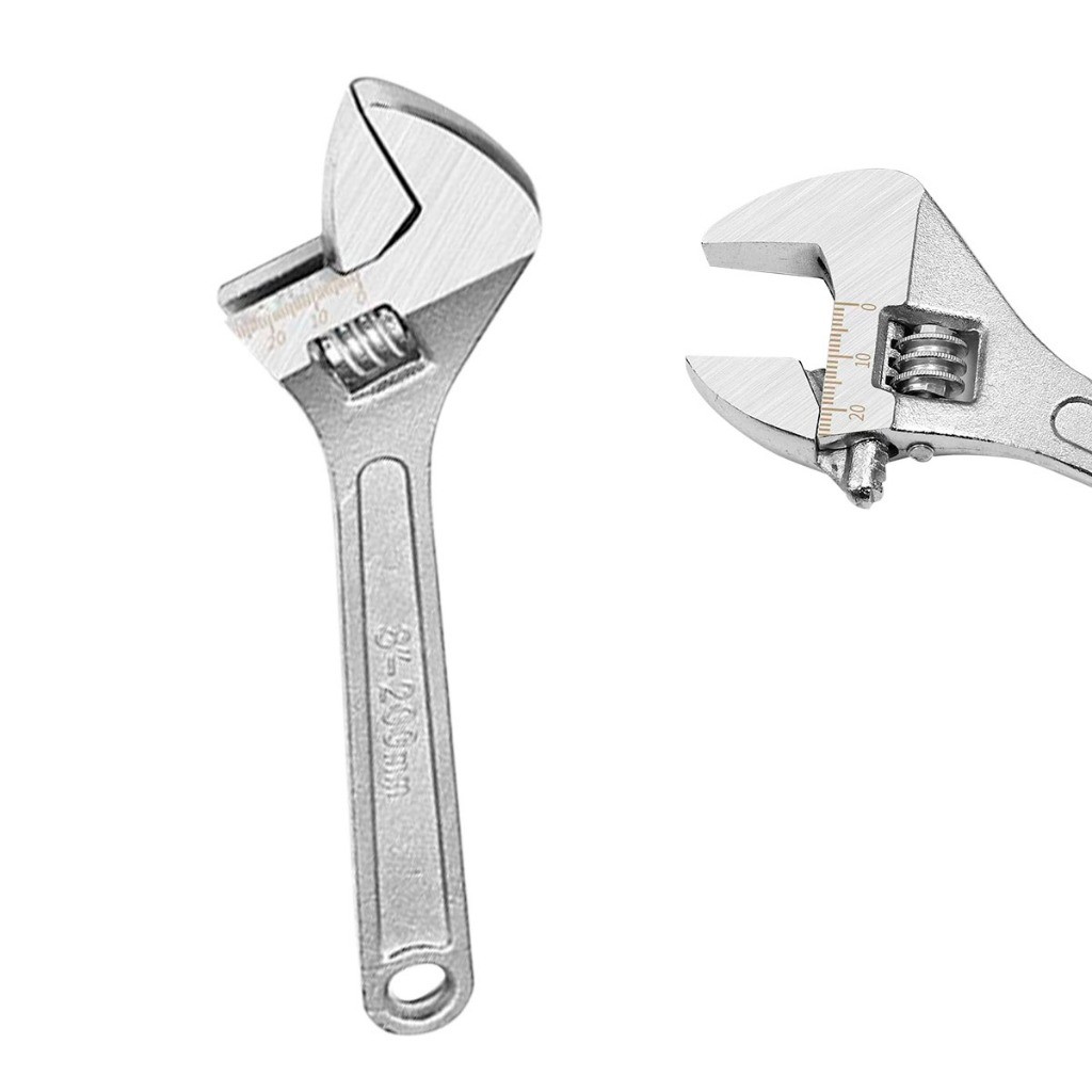 Chave Ajustável Inglesa 8 10 12 Polegadas 200mm Aço Universal