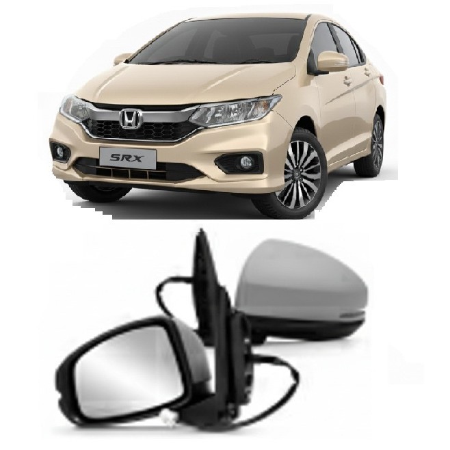 Retrovisor Honda City 2015 2016 2017 2018 2019 2020 2021 RF | Shopee Brasil