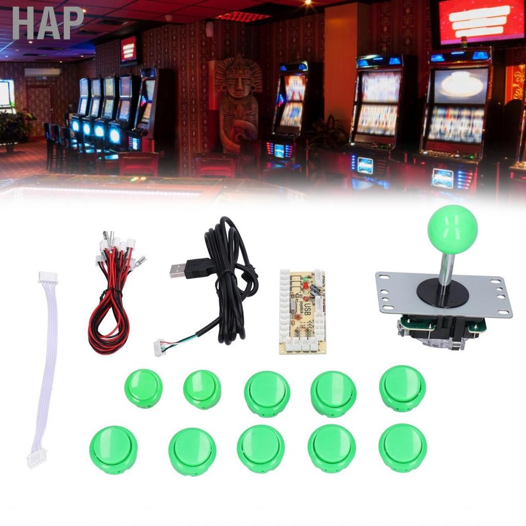 Hap Arcade Game Joystick Kits Zero Delay DIY Kit Parts with Encoder ...