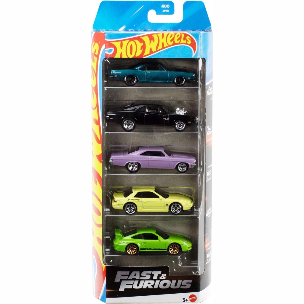 Pack 5 Hot Wheels - Velozes e Furiosos 2025 - JBJ80 | Shopee Brasil
