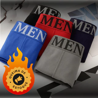 KIT 10 Cuecas Boxers Masculina de Microfibra ou 4 Unidades