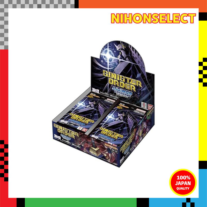 BANDAI Digimon Card Game Extra Booster SINISTER ORDER [EX-10