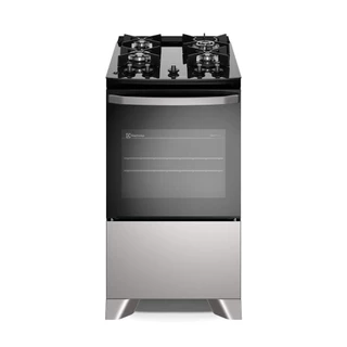 Fogão 4 bocas Electrolux Cinza Efficient Mesa Vidro, Tripla Chama e PerfectCook (FE4GG) em Oferta na Shopee