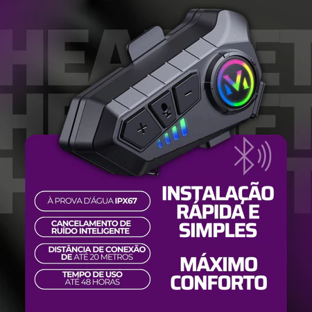 Fone Capacete 2
