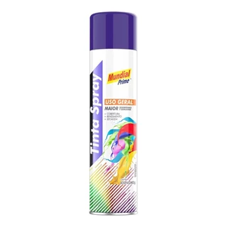 Tinta Spray Mundial Prime Uso Geral Azul Escuro 400ml em Oferta na Shopee