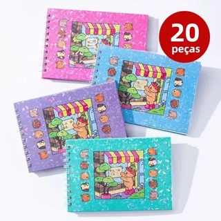 Kit 10/20/40 Livro de Colorir Capa dura Holográfica 50 Folhas Coloring Book em Oferta na Shopee