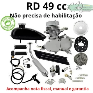 kit motor 49cc completo não precisa de habilitação