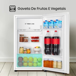 Frigobar Hisense 90l Porta Reversível Rr121nw Branco