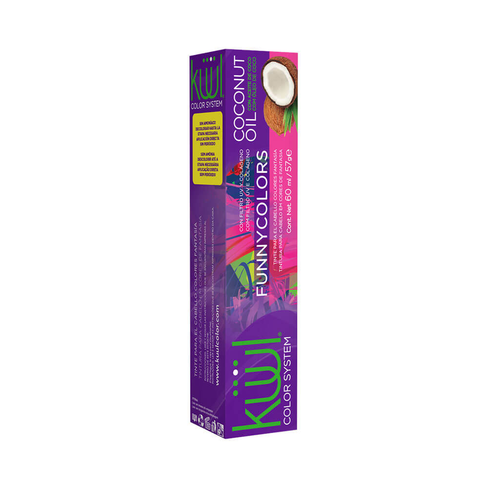 Coloração Kiwi Funny Colors Vermelho Rosado - NÃO ATIVAR | Shopee