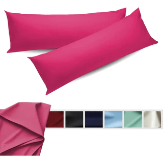 Kit 02 Fronha Travesseiro De Corpo/ Xuxão C/ Zipper 140x40cm