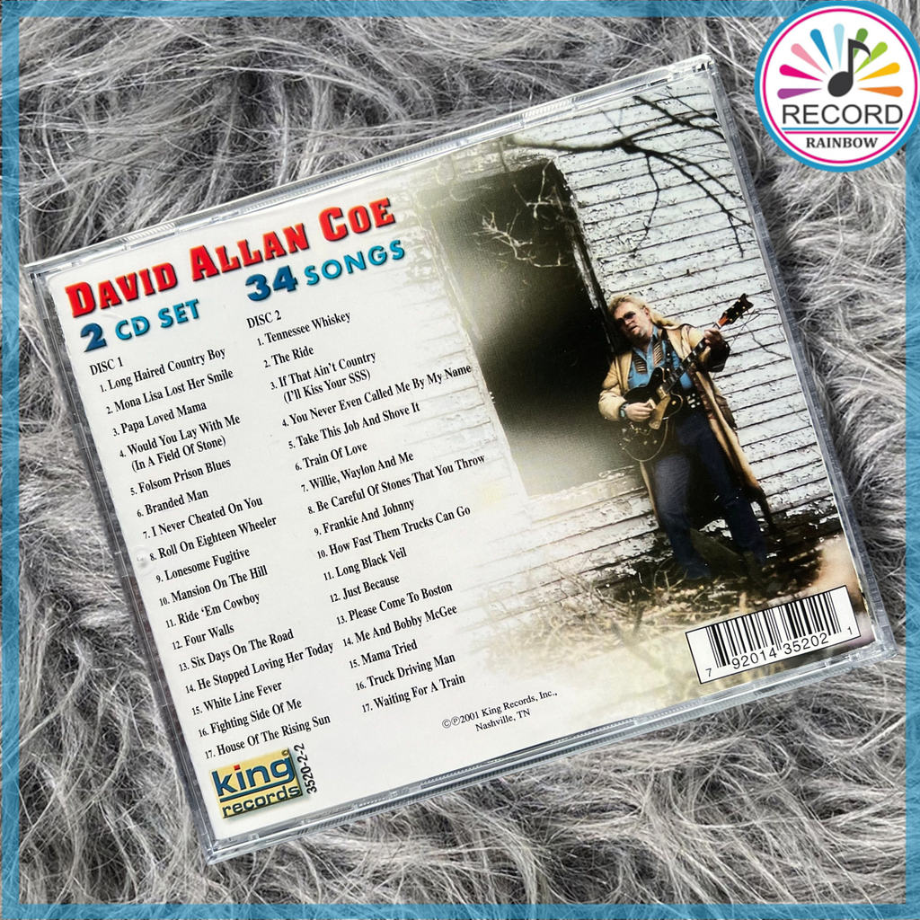 Original David Allan Coe Original Outlaw of Country Music 2CD