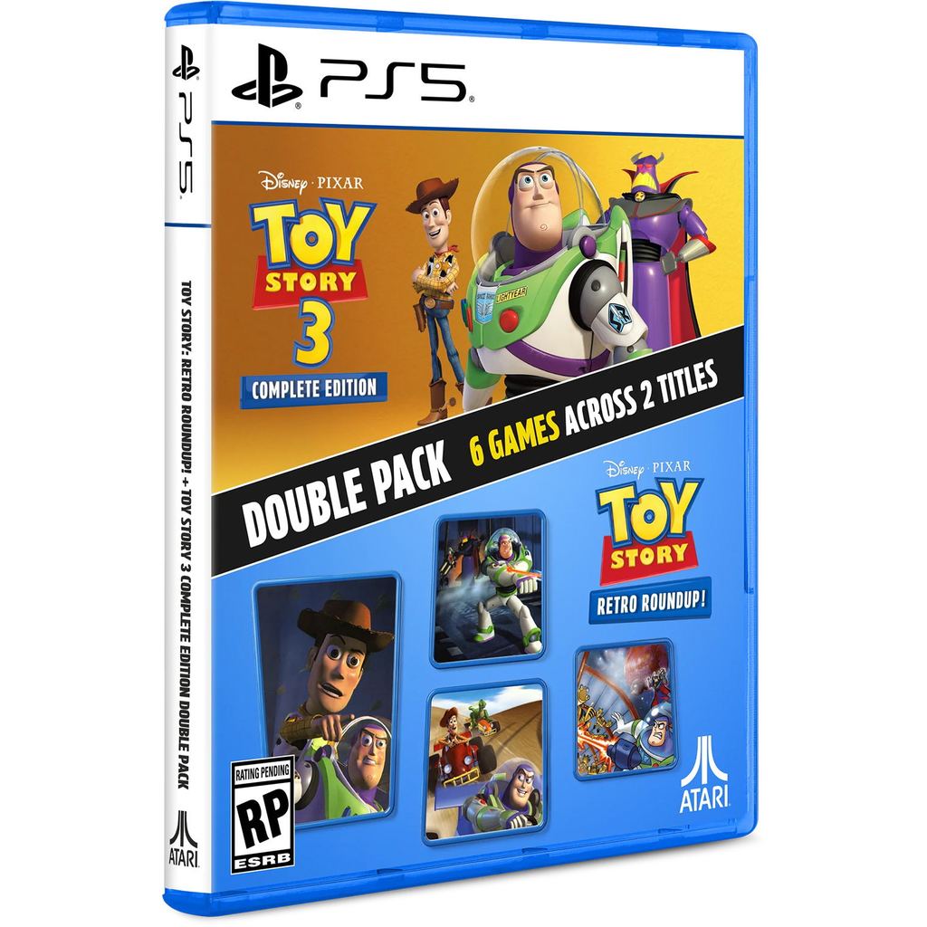 Toy Story Retro Roundup! + Toy Story 3 Complete Edition Double Pack PS5 Midia Fisica
