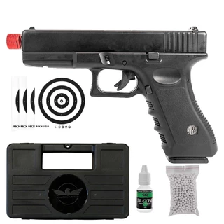Pistola de Airsoft Glock V17 GBB Blowback 6mm Rossi + Acessórios