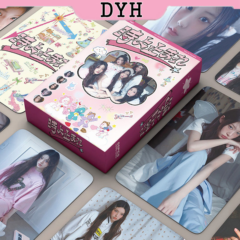 55pcs ILLIT LOMO Cartão Comemorativo Álbum Photocard KPOP