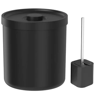 Lixeira para Banheiro 6L e Escova Sanitária Preta - Ou em Oferta na Shopee