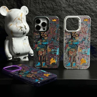 Capinha Capa para Redmi poco x7 x6 F6 x5 pro 12 13 14 note 14 13 9 12 pro 4G/5G Graffiti acrílico Anti-impacto 