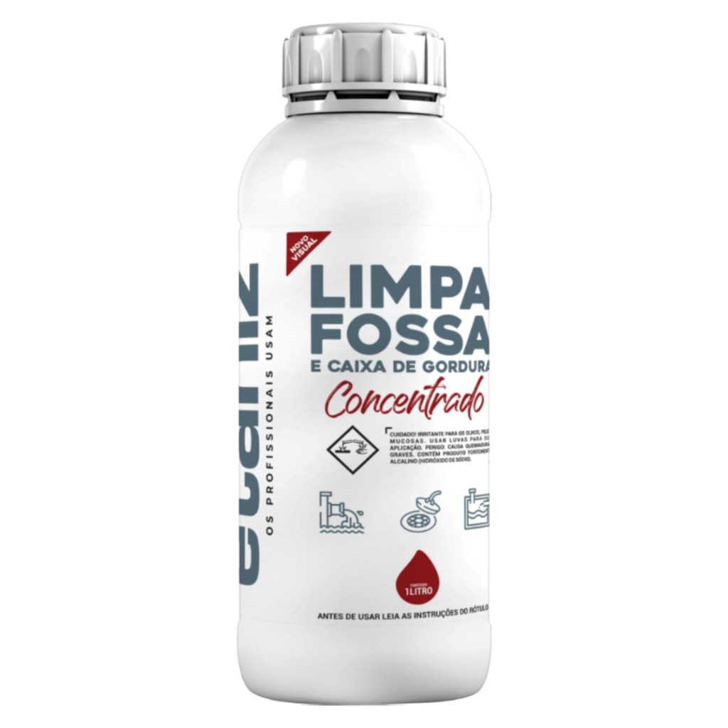 Limpa Fossa Concentrado 1 L Dissolve Gordura E Crosta Etaniz | Shopee ...