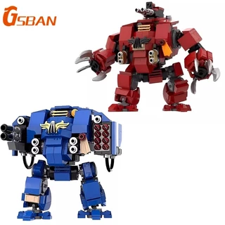 Gban Warhammer 40k Mech Robôs Meche Figuras MOC Conjunto Blocos De Construção Kits Brinquedos Para Crianças Presentes Br