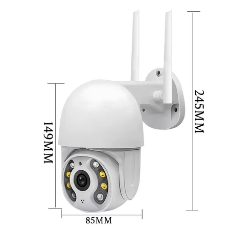 Câmera de segurança Intelbras VIPc 1230 B 1000 com resolução de 2MP visão nocturna incluída branca