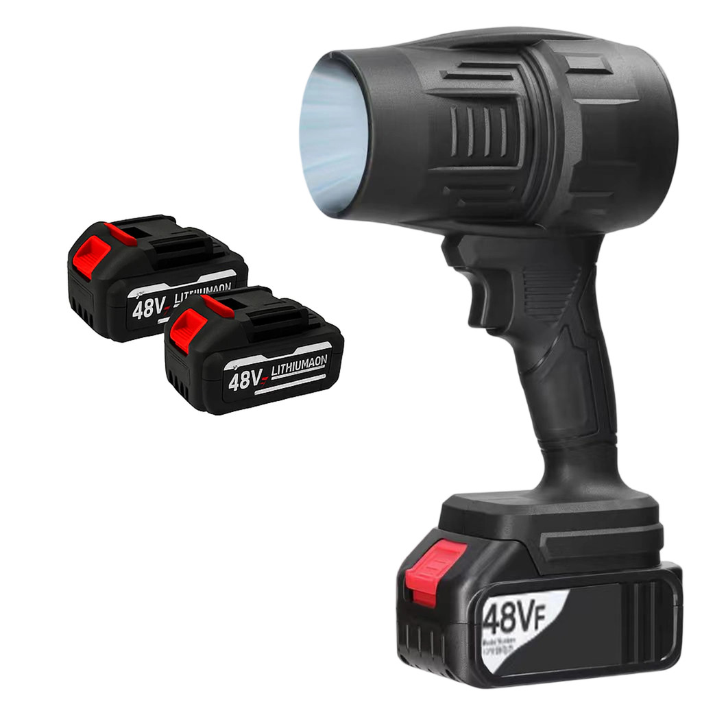 Soprador de Ar Turbo Portátil | Remove Folhas e Pó | 2 Baterias Recarregáveis