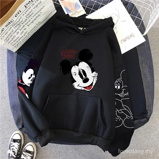 Moletom Feminino Com Capuz E Desenho Do Esportivo Moda Outono Inverno Lançamento