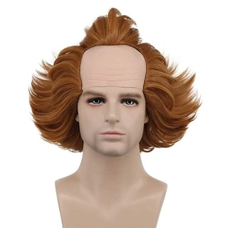 Europeu E Americano anime Palhaço soul pennywise Periférico horror Peruca Máscara De Halloween Capa De Cabeça Cosplay (D