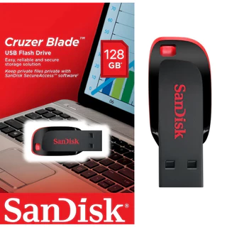 Pendrive Sandisk 100% Original USB 2.0 Cruzer Blade 8GB 16GB 32GB 64GB 128GB Flash Drive Compacto
