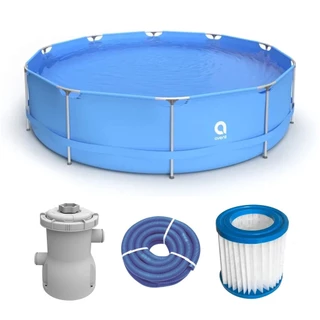 Piscina Estruturada Redonda 366x76cm 6805L com Bomba Filtro 220v em Oferta na Shopee