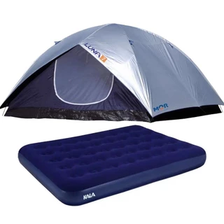Barraca para Camping Luna 7 Pessoas MOR com Colchão Inflável de Casal KALA em Oferta na Shopee