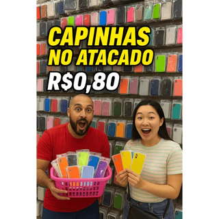 Kit 100 Capas + 100 Peliculas 3D Lote Revenda e Atacado Para SmartPhones Variados e Embalados, Melhores Modelos