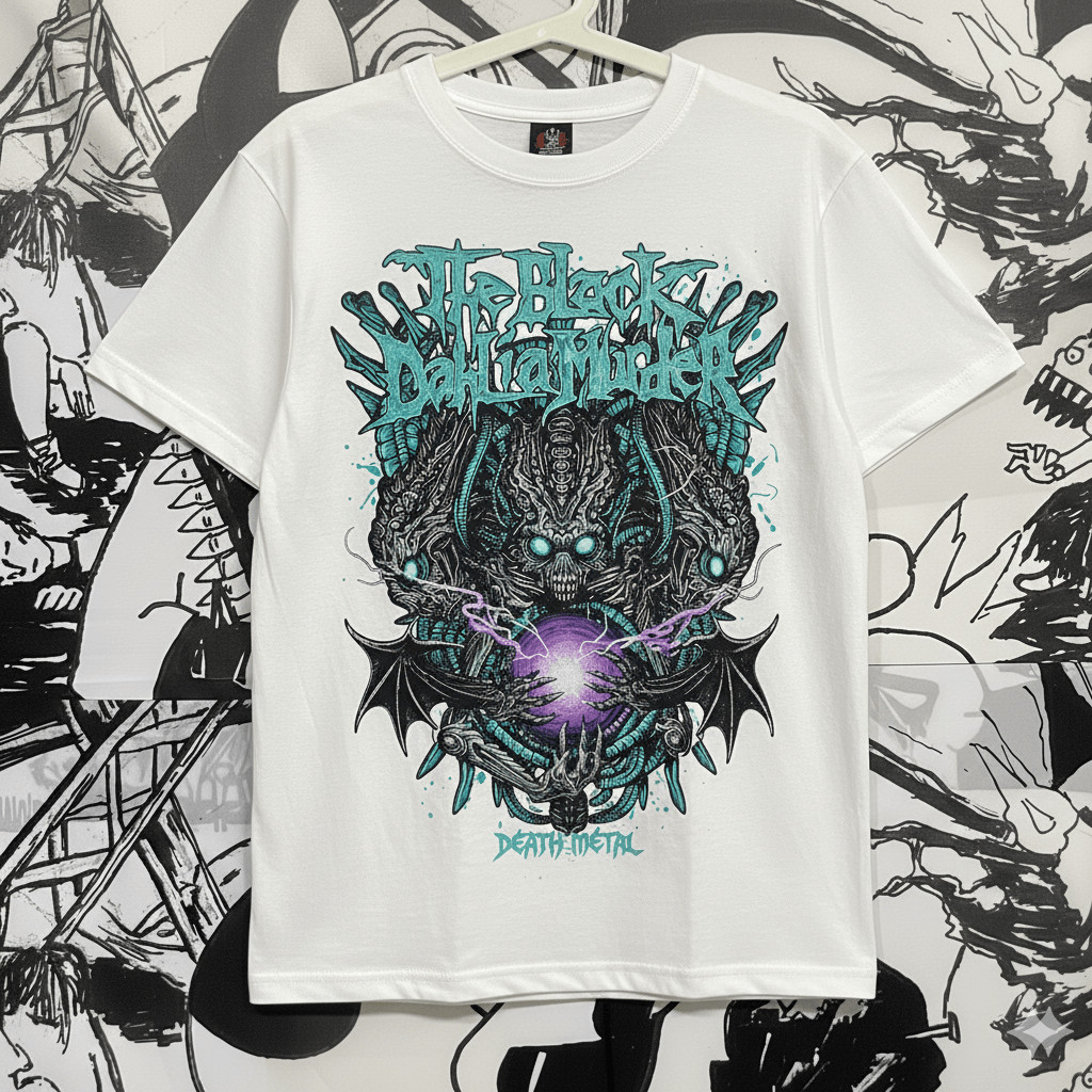 Music.Soul Camiseta Masculina The Black Dahlia Murder Estética