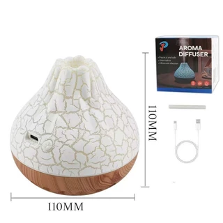 Vulcao Umidificador de ar  atomizador com luz noturna ambiente vibracao ultrasonic marisa em Oferta na Shopee