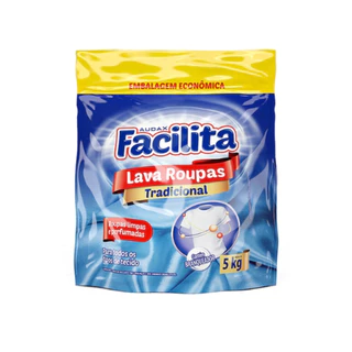 Lava Roupas em Pó Tradicional 5kg Facilita em Oferta na Shopee