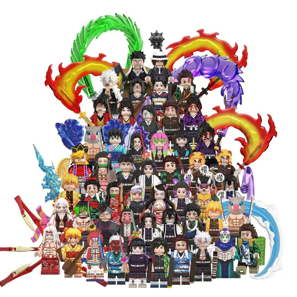 WM6218 WM6116 WM6137 Série Anime Action Figure Building Block Coleção Brinquedos Para Crianças