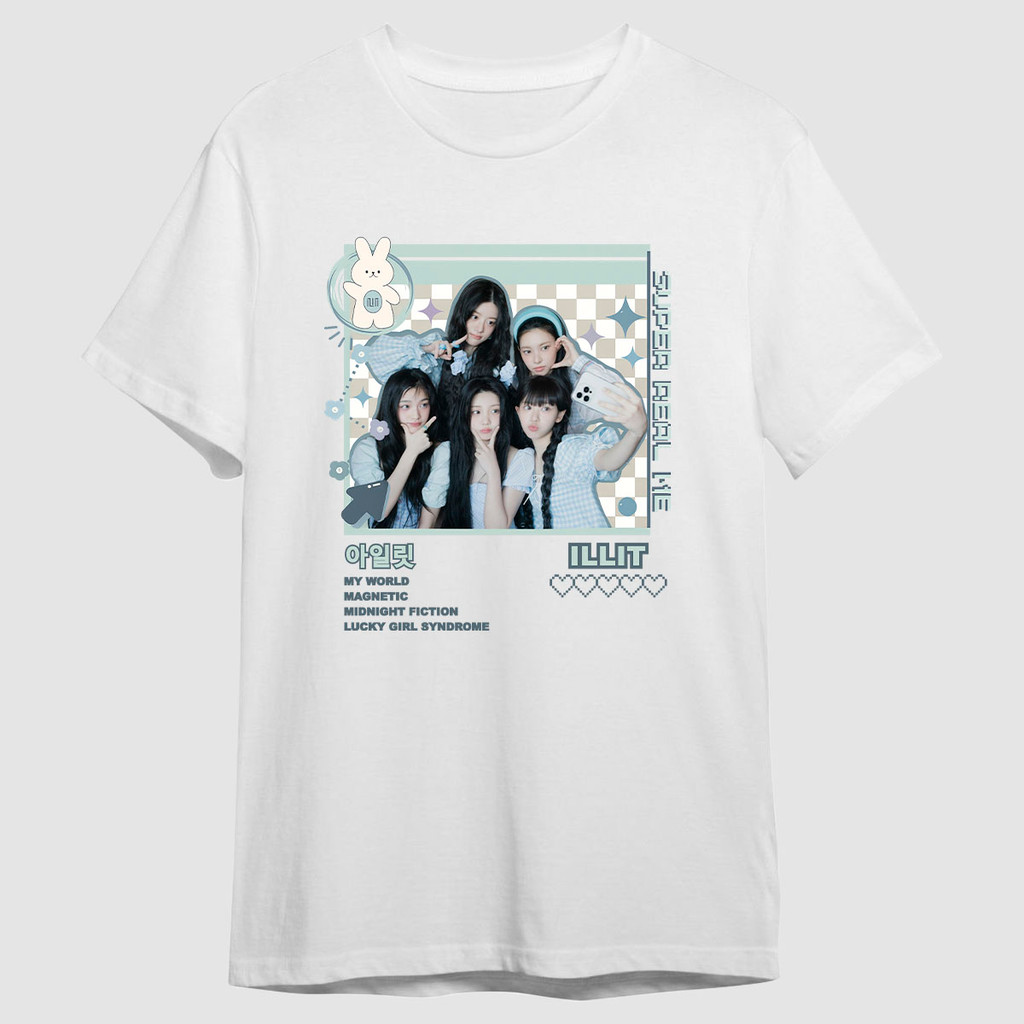 Camiseta Tshirt Illit Banda De Kpop Girl Group Album Magnetic