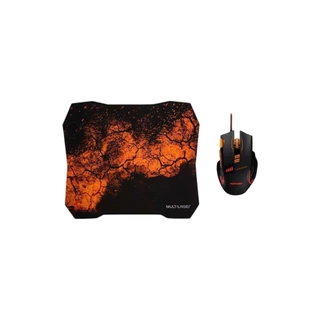 Mouse + Mouse Pad Gamer Multilaser Mo256 em Oferta na Shopee